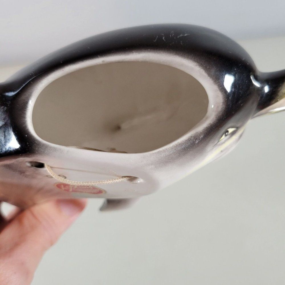 Dolphin Ceramic Bathroom Air Deodorizer Holder Heftons Size 8.25" x 6" - Picture 5 of 5